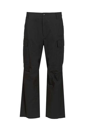Pantaloni in cotone nero MM6 MAISON MARGIELA | SH0KA0061M35734900